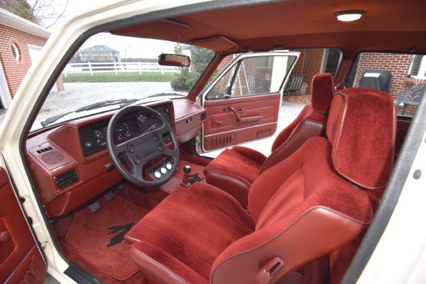 The original Rabbits came with a four-speed stick shift.