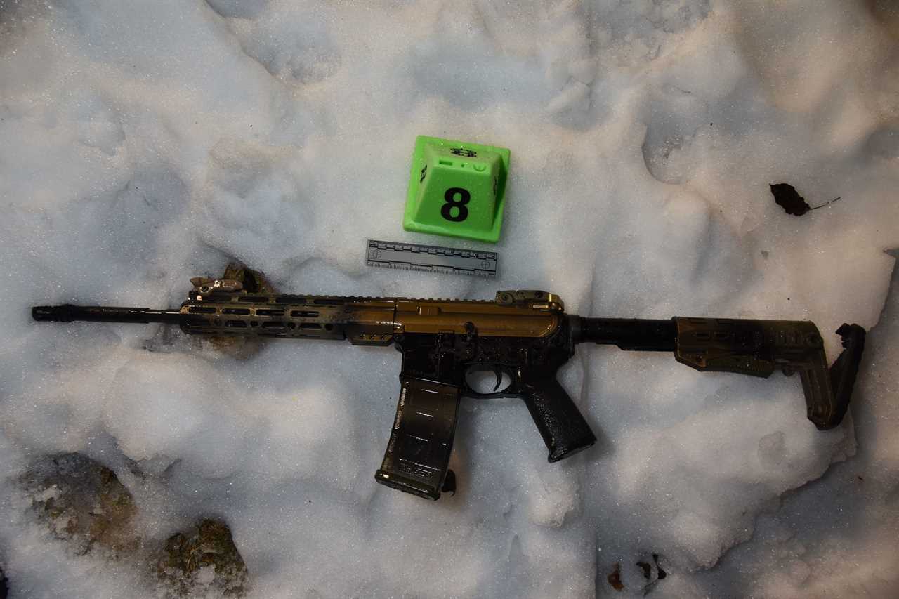 One of the weapons recovered from suspects in a Jan. 8 shootout with Reno police officers.