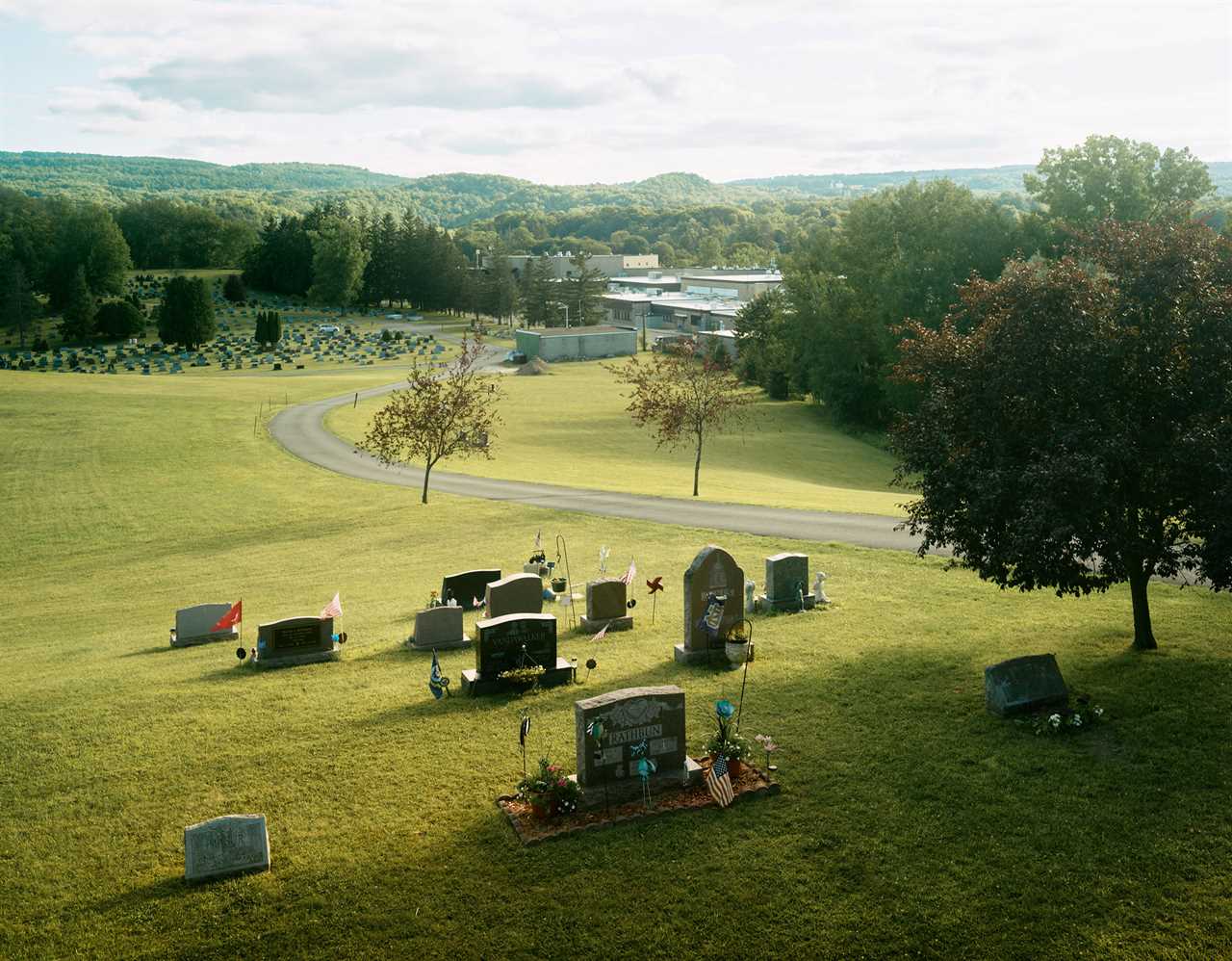 A cemetery in Ilion, N.Y. (Jason Koxvold for TIME)