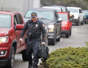 Guns For Gift Cards Event At Everett Police South Precinct Off To Busy Start