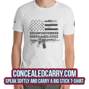 pro 2a shirt with AR 15