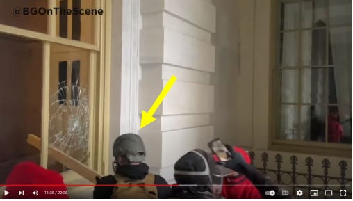 33-year-old Maryville resident Edward Kelley is charged with assaulting a law enforcement officer during the breach of the US Capitol on Jan. 6, 2021.