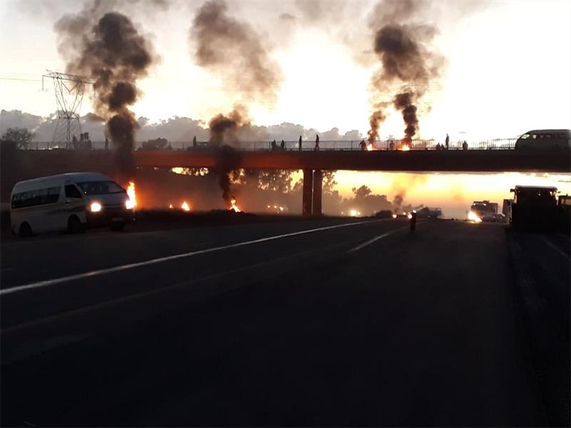 [Urgent traffic warning] Protests, delays and danger on N14