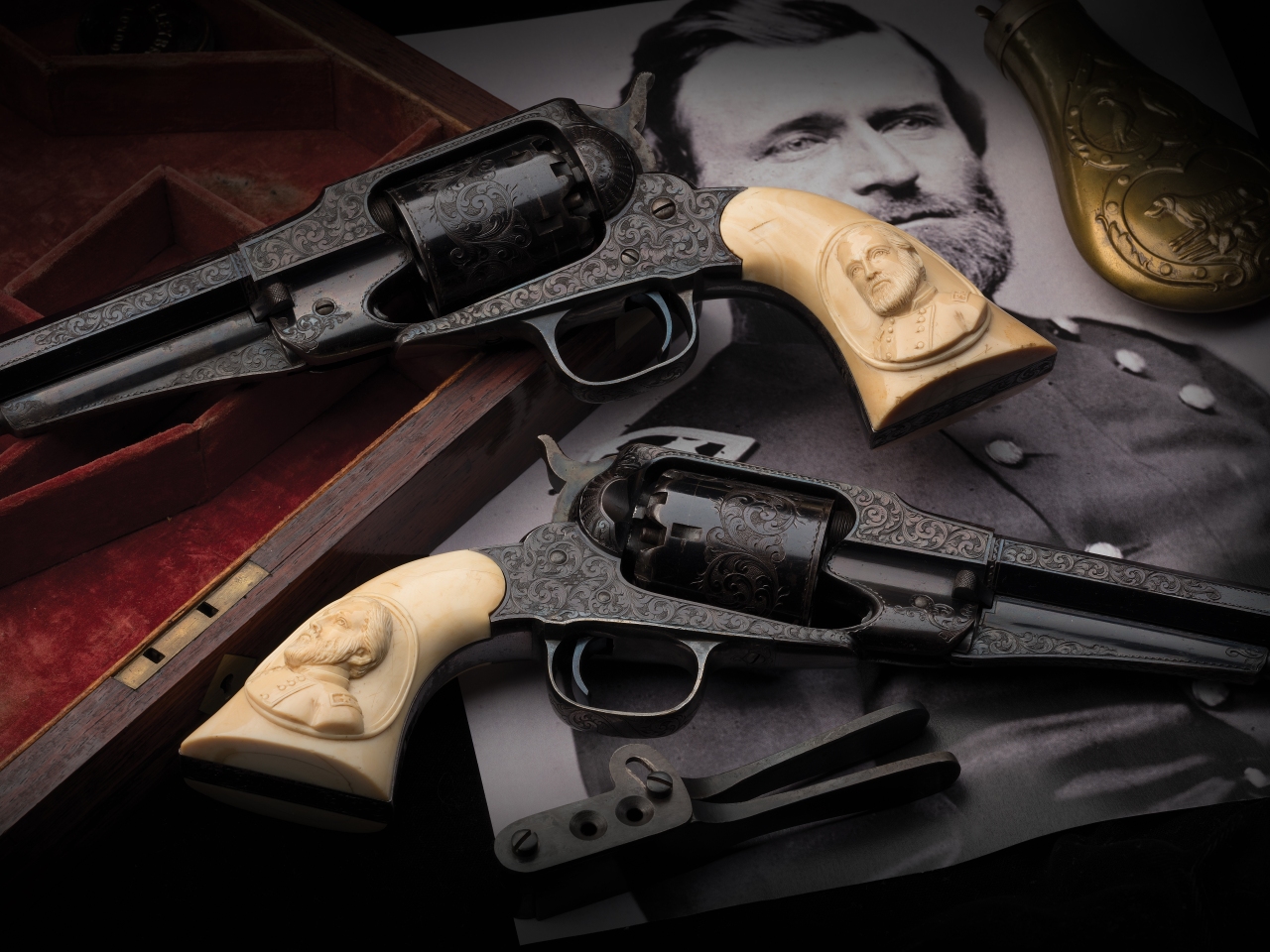 Grant's pistols - featured at Rock Island Auction Company - expected to bring $1-3 million