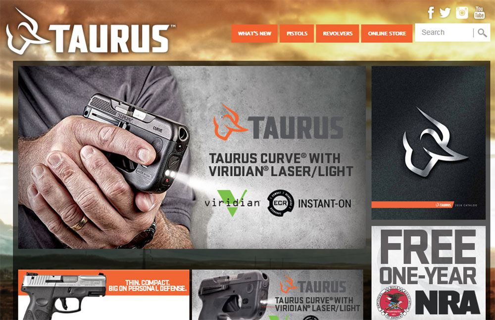 Taurus USA Website