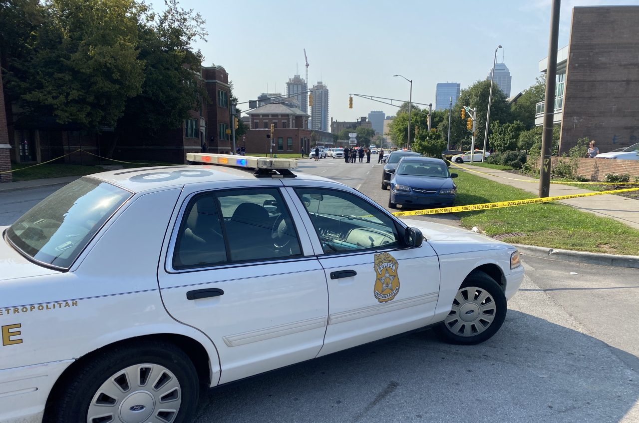 Indianapolis Metropolitan Police Department body camera footage of officer involved shooting