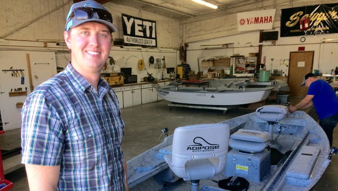 Justin Waayenberg of Adipose Boatworks in Helena says a loss of public access to land and streams would be devastating for outdoor recreation businesses.