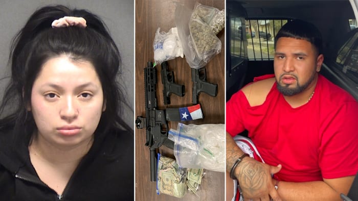Suspects strike BCSO patrol car during pursuit, deputies say $34,000 in drugs and guns found in car