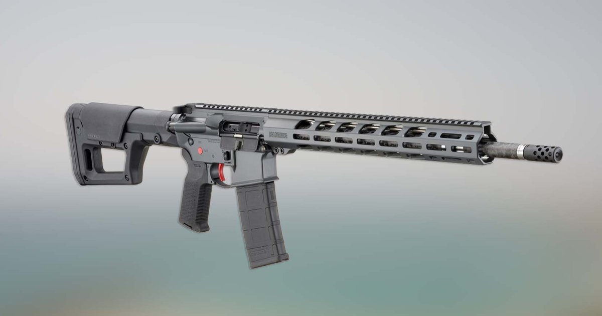 The multi-purpose rifle Ruger AR-556 MPR with Proof Research carbon fiber barrel