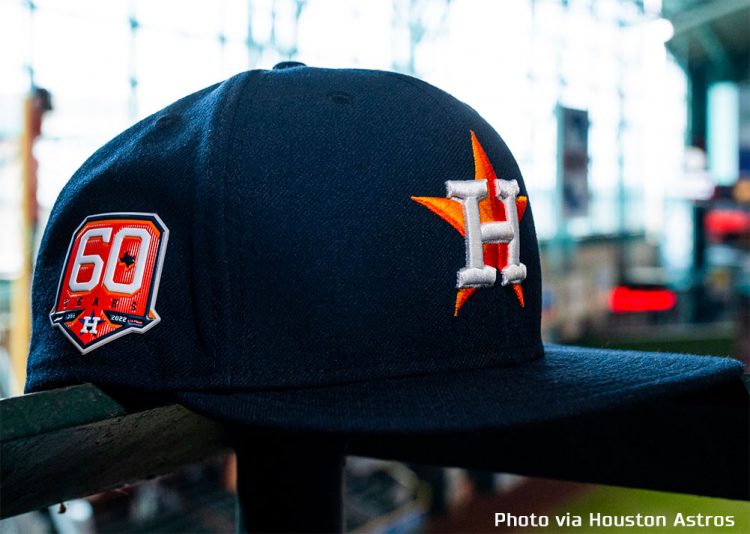 Houston Astros Announce 60th Anniversary Patch on Caps, Jerseys in 2022 – SportsLogos.Net News