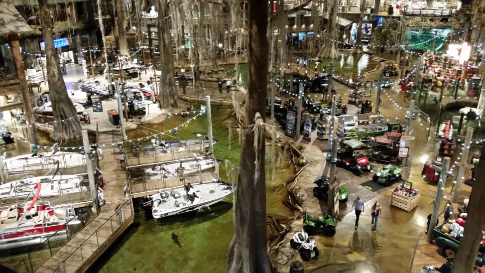 Bass Pro Shops has drawn roughly 3 million visitors to its Pyramid complex of restaurants, retail stores, 'cypress swamp' and other attractions, in Memphis, Tennessee.  (courtesy photo)