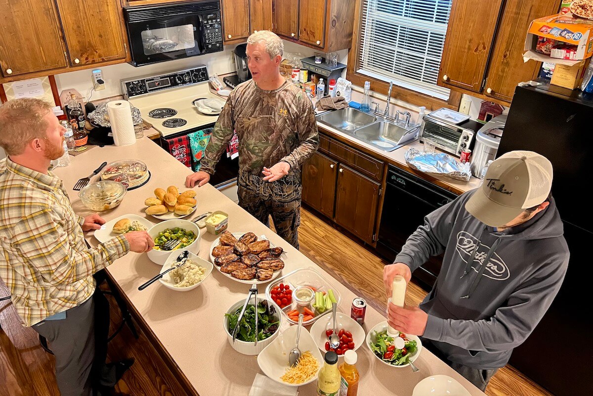 Cooking at Deer Camp
